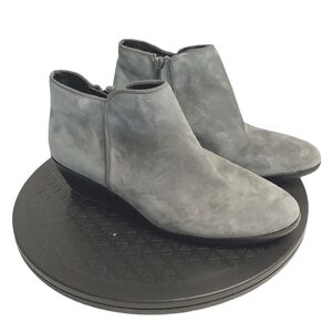 Sam Edelman Gray Suede Petty Chelsea Boots, Size 6.5